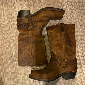 Lightly worn Frye harness boots- Make offer
